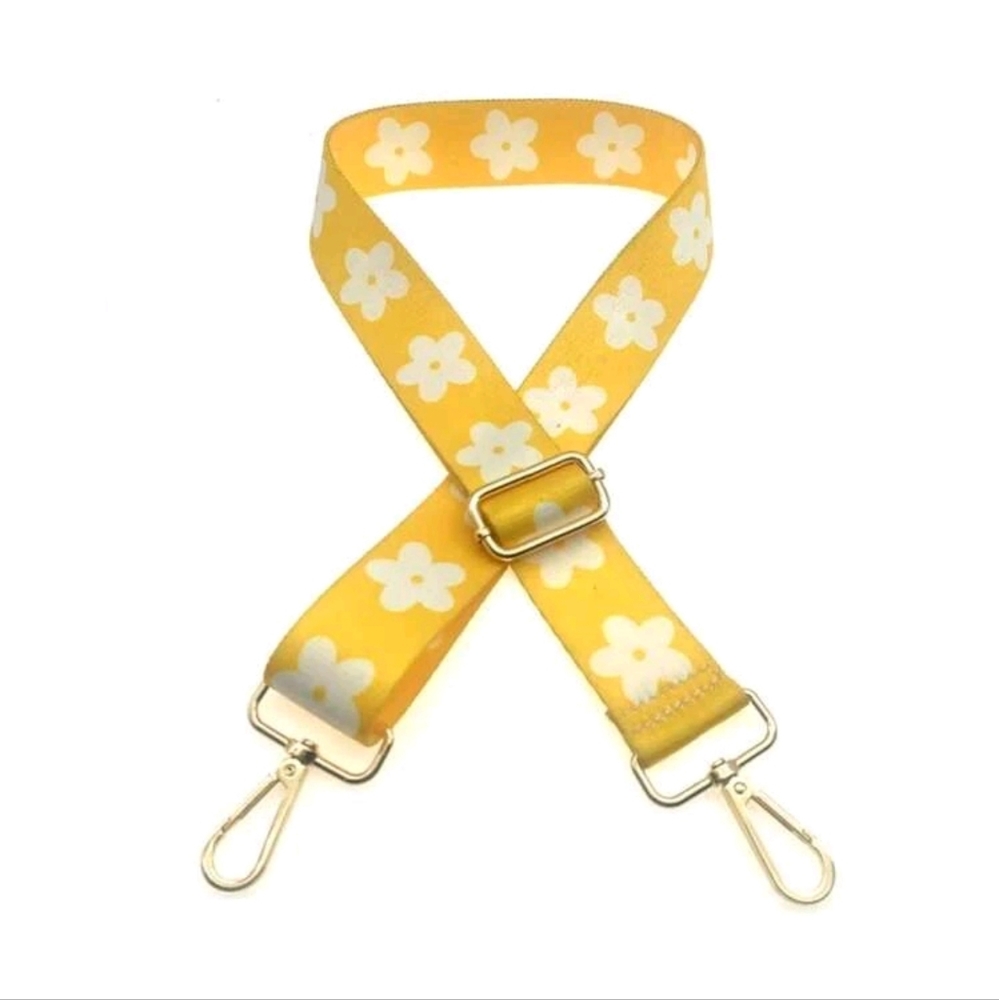 Floral Pattern Colorblock Adjustable Bags Strap. - Picture 3 of 7
